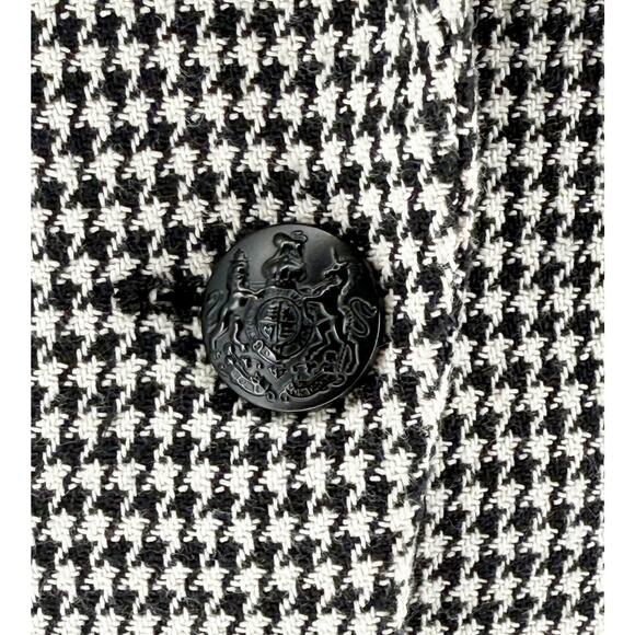 Veronica Beard Airlie Dickey Jacket Black White Houndstooth Preppy Blazer Size 4 - Picture 8 of 16